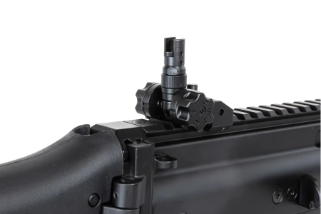 Karabinek szturmowy ASG Cybergun x FN HERSTAL SCAR-L z walizką transportową Czarny