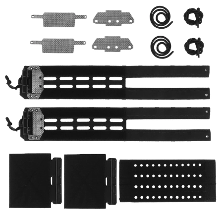 Uniwersalne Cummerbundy Wosport Lightweight Gridle QD Czarny