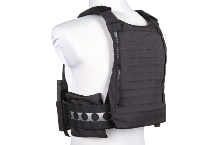 Kamizelka taktyczna typu Plate Carrier Wosport VE-75 Czarna