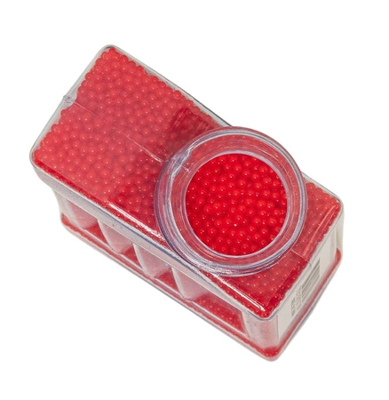 Kulki żelowe 7-8mm pojemnik 20000 szt. - czerwone