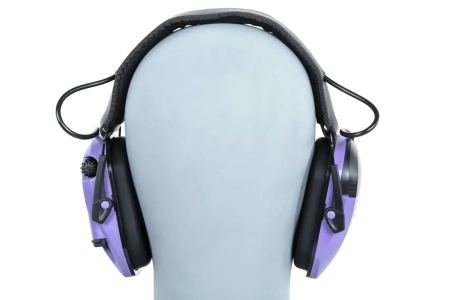 Aktywne ochronniki słuchu Wosport HD-21 Fioletowe