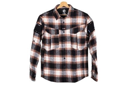 Koszula flanelowa Emerson Gear Blue Label Longicorn Pomarańczowo-szara