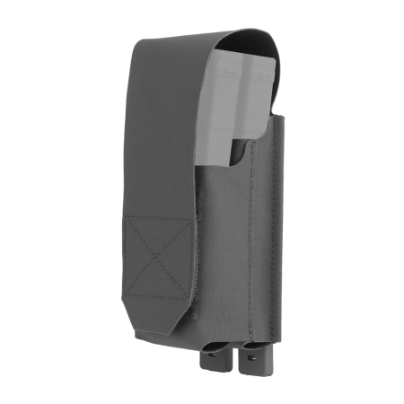 Podwójna ładownica Wosport na magazynki Flip Pouchn Wolf Grey
