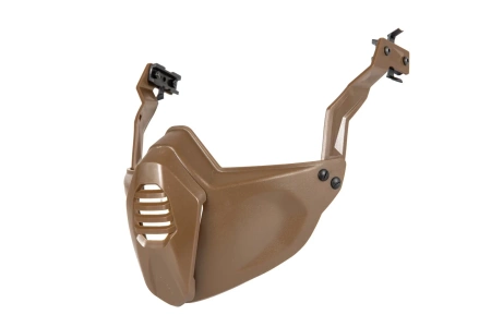 Maska Half Mask do kasków i hełmów - Dark Earth