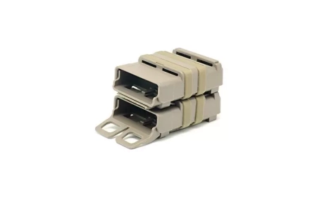 Zestaw 2 ładownic FAST na magazynki 5,56 - tan