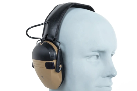 Aktywne ochronniki słuchu Wosport HD-21 Tan