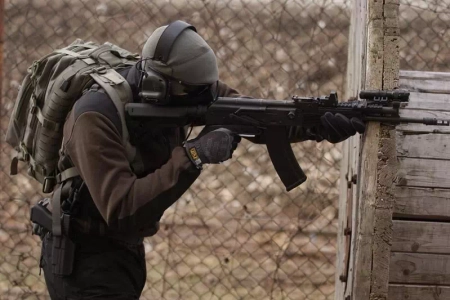 Skośny montaż DE1 - dark earth