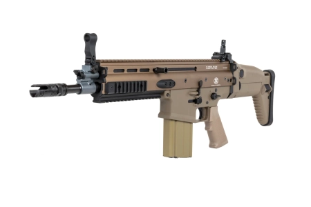 Karabinek szturmowy ASG Cybergun x FN HERSTAL SCAR-H CQC Tan