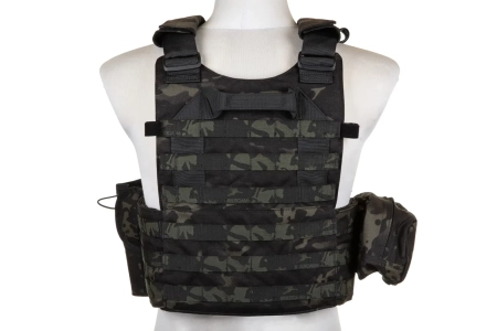 Kamizelka Plate Carrier Emerson Gear 6094A Style z zestawem ładownic MC Black