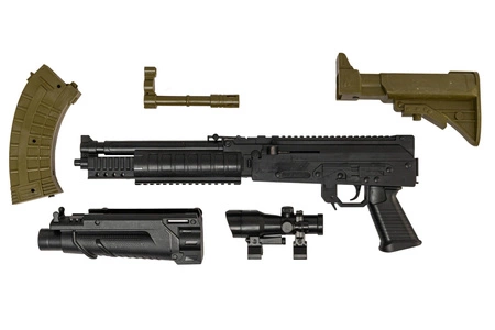 Replika sprężynowa karabinu AK13 z granatnikiem