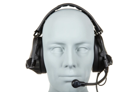 Taktyczny zestaw słuchawkowy Wosport C5 HD-14-A MC Black