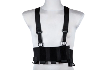 Kamizelka Low-Vis typu Chest Rig - Czarna
