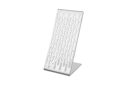 Metalowy stojak na pistolet - srebrny