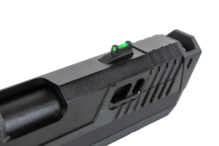 Pistolet ASG SRC Dark Viper DUAL POWER z walizką transportową i magazynkiem CO2 Czarny