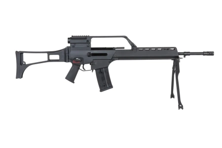 Karabinek ASG SRC DUAL POWER SR36E GB-301 z dwójnogiem i lunetą Czarny