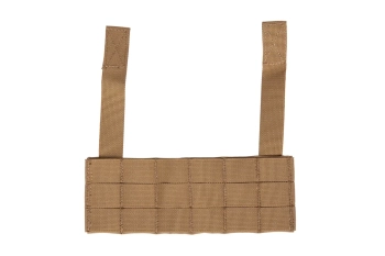 Dodatkowy panel Molle do kamizelek typu Chest Rig Wosport Coyote Brown
