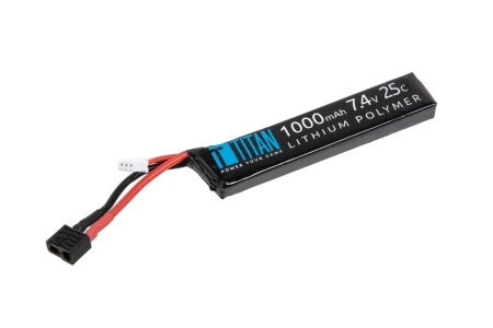 Akumulator Li-Po Titan 1000mAh 7.4V 25C Deans Stick