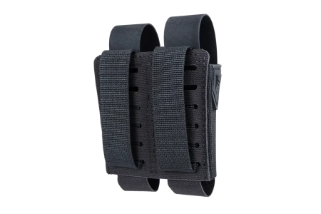 Podwójna ładownica Wosport na magazynki pistoletowe MG-126 Czarny