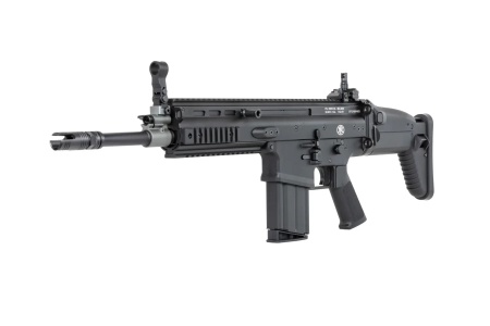 Karabinek szturmowy ASG Cybergun x FN HERSTAL SCAR-H z walizką transportową Czarny