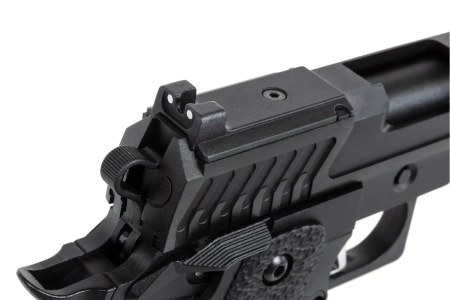 Pistolet ASG SRC Dark Viper DUAL POWER z magazynkiem CO2 Czarny