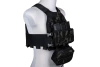 Kamizelka taktyczna typu FCS wraz z panelem typu MK Chest Rig - MC Black