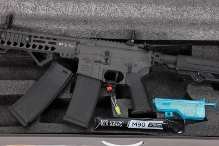 Karabinek ASG Specna Arms RRA SA-E17 EDGE™ HAL 2 Light Ops Stock Gen. 2 Chaos Grey