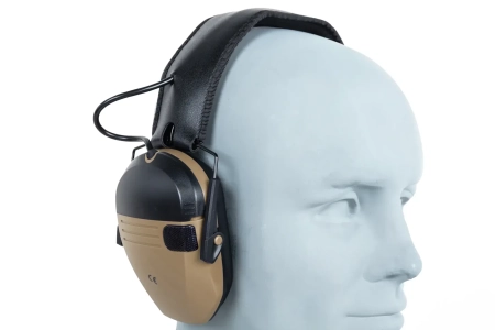 Aktywne ochronniki słuchu Wosport HD-21 Tan