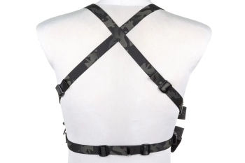 Minimalistyczna kamizelka typu Chest Rig Wosport VE-108 MC Black