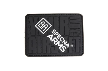 Naszywka Specna Arms Your way of Airsoft Czarna