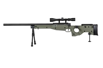 Replika karabinu snajperskiego Specna Arms SA-S14 EDGE™ z lunetą i dwójnogiem Oliwkowa
