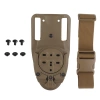 Uniwersalny adapter kabury taktycznej 360 stopni Wosport z mocowaniem na pas GB-ACC-22 Tan