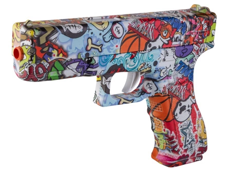 Pistolet sprężynowy na żelowe kulki G17 - basketball