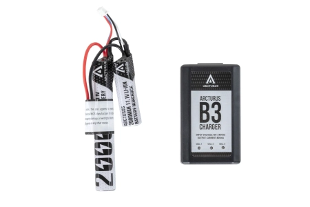 Karabinek ASG Arcturus LWT MK-III Carbine 12" SPORT AEG SE® Starter Pack Szary