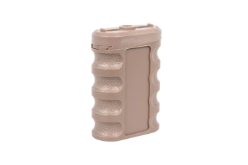 Kątowy chwyt przedni JJ Airsoft JA-1394 na szynę M-LOK/Keymod (nylon) Tan