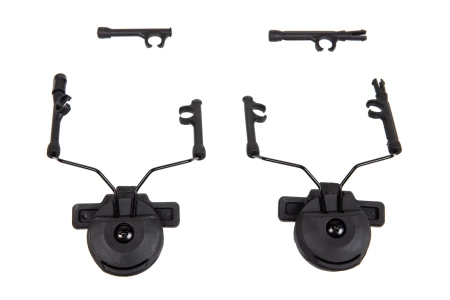 Adapter słuchawek typu Comtac na szyny typu Team Wendy - Czarny