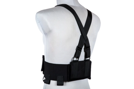 Kamizelka Low-Vis typu Chest Rig - Czarna