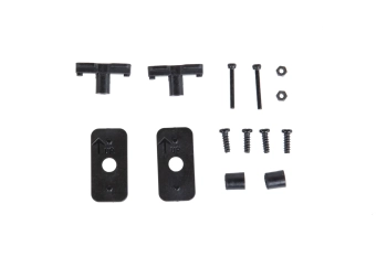 Adapter słuchawek typu Comtac Woport na szyny typu ARC (Typ AMP) Gen 5 Czarny