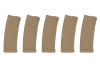 Zestaw 5 magazynków S-Mag Mid-Cap na 125 kulek - tan