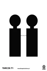 Tarcze strzeleckie T1 - 50szt