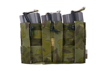 Potrójna ładownica Open Top na magazynki M4/M16 - Multicam Tropic