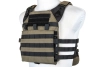 Kamizelka taktyczna Specna Arms Tactical typu Plate Carrier z panelem szturmowym Ranger Green