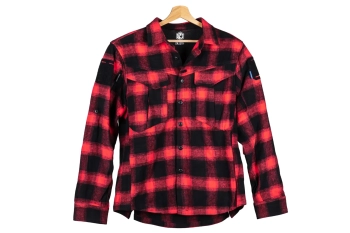 Koszula flanelowa Emerson Gear Blue Label Longicorn Czarno-czerwona