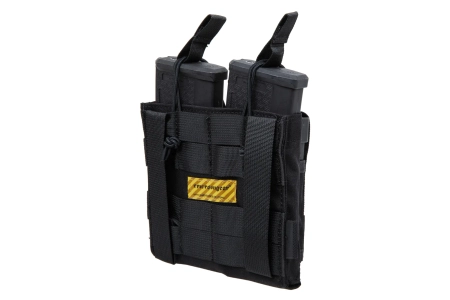 Podwójna ładownica Open Top na magazynki M4/M16 + pistoletowe Czarna