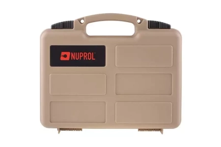 Walizka na pistolet Nuprol pistol case PNP - tan