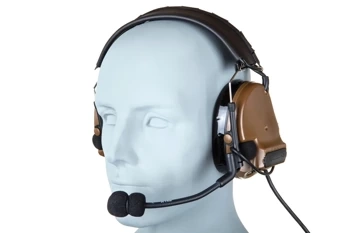 Zestaw słuchawkowy Tac-Sky WYS0053 CtC III Headset Coyote Brown