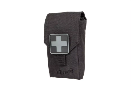 Apteczka Aid Kit z wyposażeniem - czarna