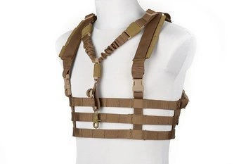 Kamizelka taktyczna Chest Rig typu Low Profile - Coyote Brown