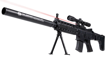 Replika sprężynowa karabinu SCAR-L - czarny