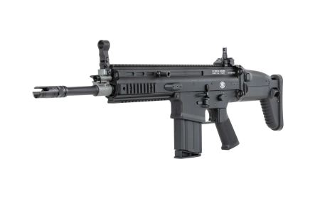 Karabinek szturmowy ASG Cybergun x FN HERSTAL SCAR-H z walizką transportową Czarny