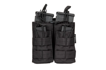 Podwójna ładownica na 4 magazynki typu M4/M16 - czarna